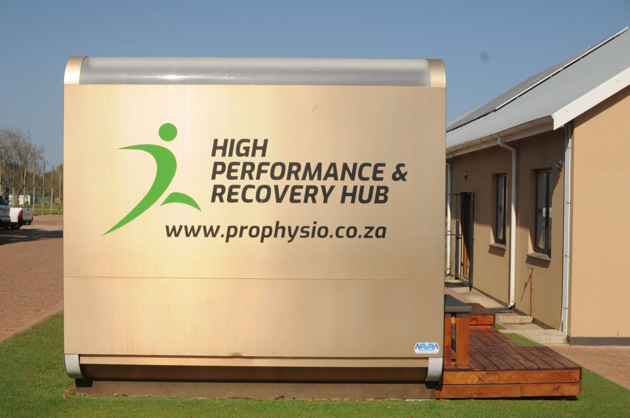 The branded side of the flagship Pod unit at Outeniqua High School